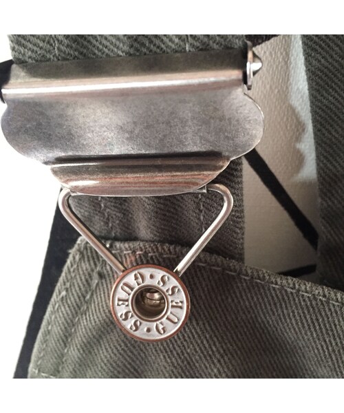 キュウリガン（キュウリガン）の「【USA製】90s GUESS カーキ オーバーオール（サロペット/オーバーオール・メンズ・その他）」の7枚目の写真