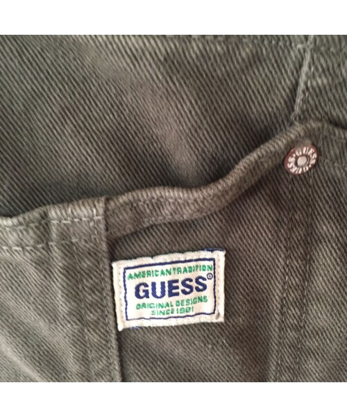 キュウリガン（キュウリガン）の「【USA製】90s GUESS カーキ オーバーオール（サロペット/オーバーオール・メンズ・その他）」の8枚目の写真