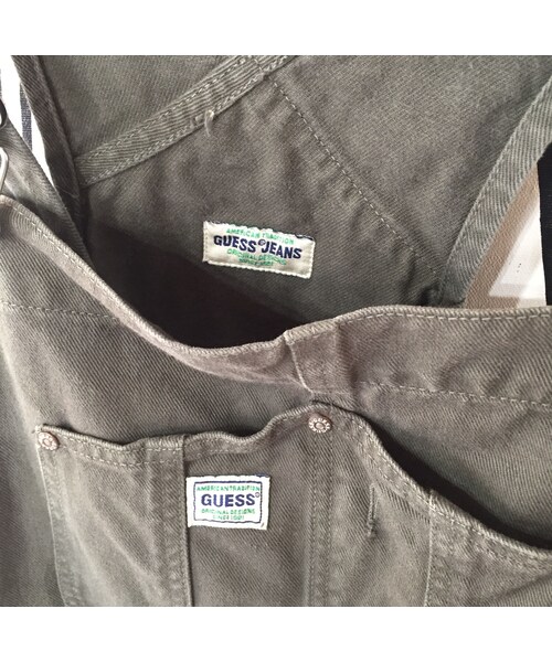 キュウリガン（キュウリガン）の「【USA製】90s GUESS カーキ オーバーオール（サロペット/オーバーオール・メンズ・その他）」の11枚目の写真