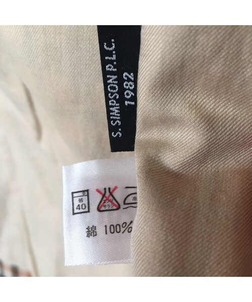 キュウリガン(キュウリガン)の「【人気】DAKS チェック ロング ガウン(シャツ/ブラウス・メンズ・その他)」の6枚目の写真