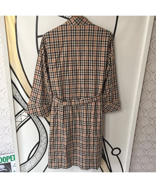 キュウリガン(キュウリガン)の「【人気】DAKS チェック ロング ガウン(シャツ/ブラウス・メンズ・その他)」の3枚目の写真