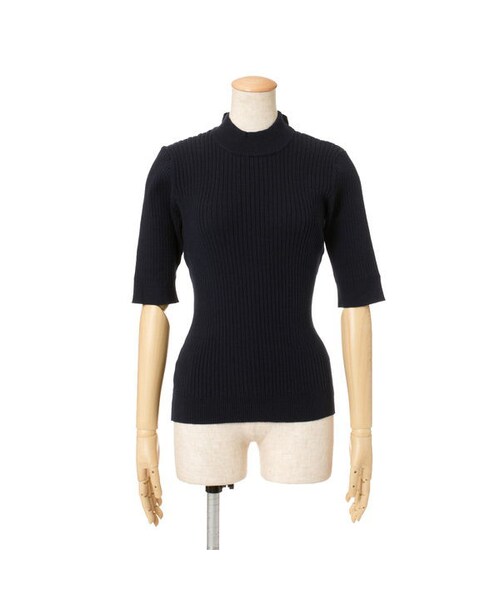 F i.n.t（フィント）の「バックリボンリブニット半袖プルオーバー/F&A（ニット/セーター・レディース・その他）」の4枚目の写真