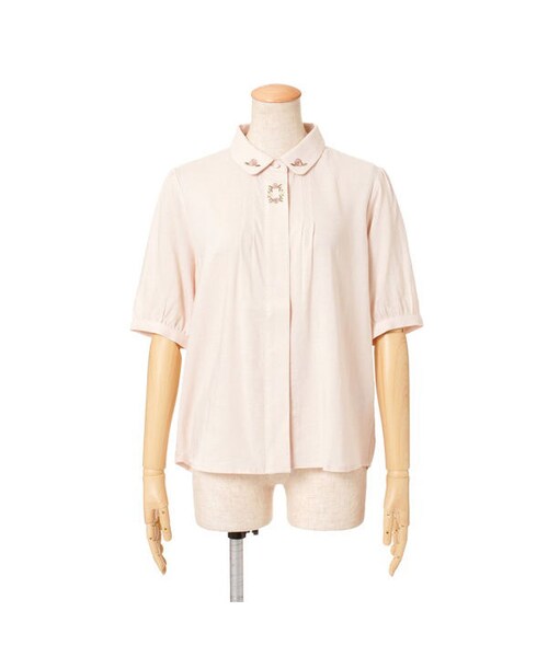 F i.n.t（フィント）の「フロント花刺繍シャツ/F i.n.t（シャツ/ブラウス・レディース・その他）」の3枚目の写真