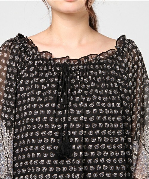 archives（アルシーヴ）の「パネルギャザーワンピース（ワンピース・レディース・オフホワイト/ブラック/ネイビー・MEDIUM）」の7枚目の写真