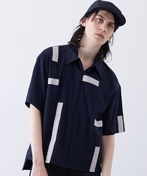 ETHOSENS 半袖シャツ ETHOSENS（エトセンス）の「ジップ半袖シャツ（）」 - WEAR