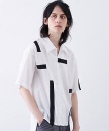 ETHOSENS 半袖シャツ ETHOSENS（エトセンス）の「ジップ半袖シャツ（）」 - WEAR