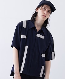 ETHOSENS 半袖シャツ ETHOSENS（エトセンス）の「ジップ半袖シャツ（）」 - WEAR
