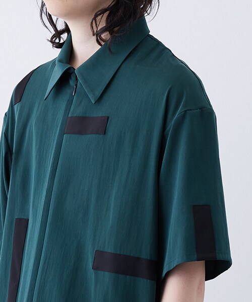 ETHOSENS 半袖シャツ ETHOSENS 「ETHOSENS」 半袖シャツ 1 ネイビー メンズ