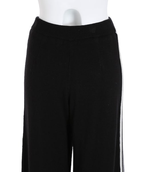 EMODA(エモダ)の「Wラインニットパンツ(パンツ・レディース・ブラック/ブルー・F)」の8枚目の写真