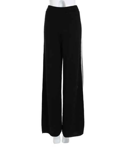 EMODA(エモダ)の「Wラインニットパンツ(パンツ・レディース・ブラック/ブルー・F)」の7枚目の写真