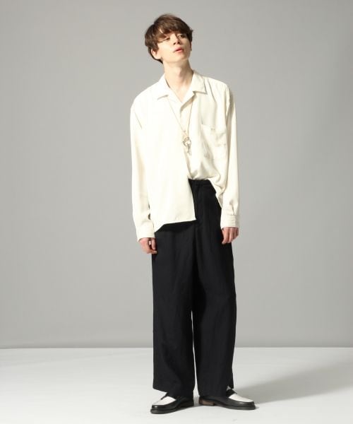 HARE（ハレ）の「TRWワイドパンツ（パンツ・ブラック/グレー/ブルー系その他）」の5枚目の写真