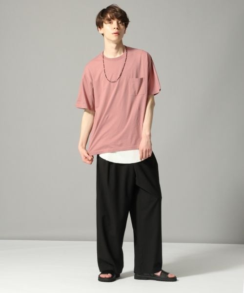 HARE（ハレ）の「TRWワイドパンツ（パンツ・ブラック/グレー/ブルー系その他）」の7枚目の写真