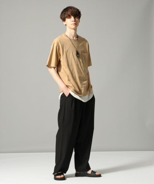 HARE（ハレ）の「TRWワイドパンツ（パンツ・ブラック/グレー/ブルー系その他）」の8枚目の写真