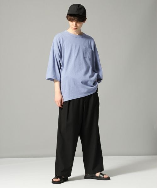 HARE（ハレ）の「TRWワイドパンツ（パンツ・ブラック/グレー/ブルー系その他）」の6枚目の写真