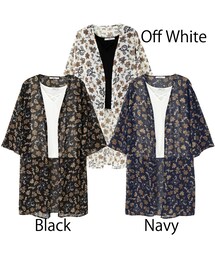 GRL | タンクトップ付きレトロ柄カーディガン(カーディガン/ボレロ)