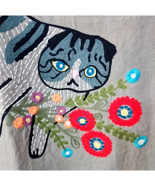 マーブルシュッド　メンバーズ　刺繍　カットソー マーブルシュッド メンバーズ 刺繍 カットソー