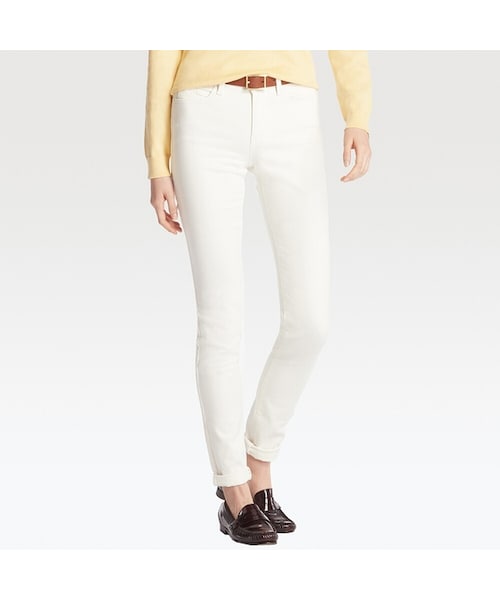 UNIQLO（ユニクロ）の「ウルトラストレッチジーンズ（デニムパンツ・レディース・NAVY 69/BLUE 67/WHITE 00/BLACK 09・25/24/22/32/28/21/23/34/30/36/27/29/26）」の2枚目の写真