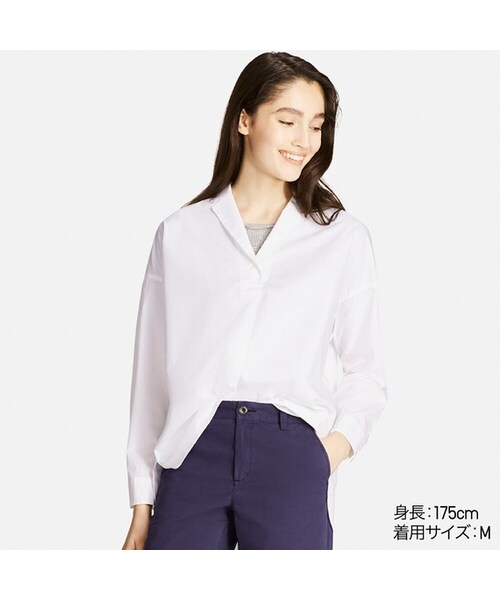 UNIQLOのエクストラファインコットンオーバーシャツ