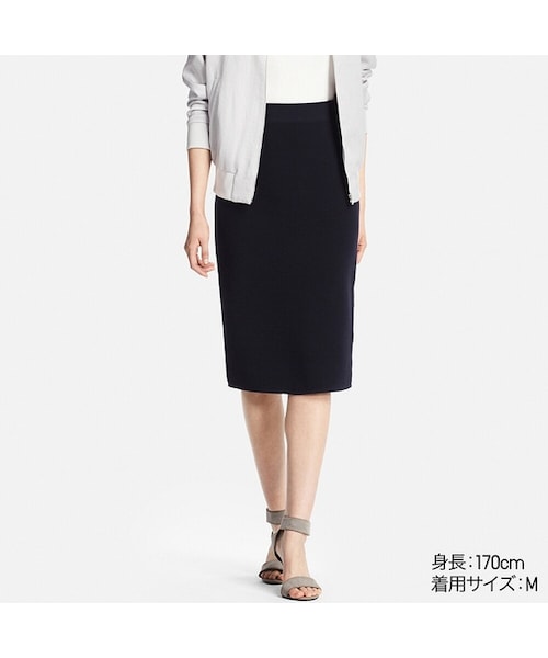 ♡さま専用 UNIQLO（ユニクロ）の「リップルペンシルスカート（スカート