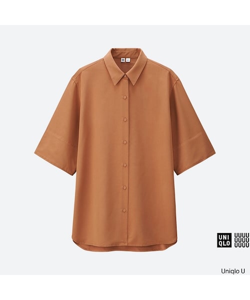 UNIQLO（ユニクロ）の「レーヨンオーバーサイズシャツ（半袖