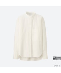 UNIQLO | オックスフォードスタンドシャツ（長袖）＋E(シャツ/ブラウス)