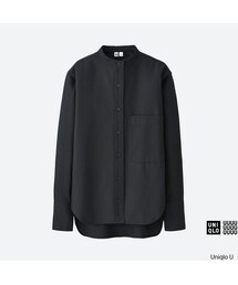 UNIQLO | オックスフォードスタンドシャツ（長袖）＋E(シャツ/ブラウス)