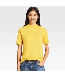 UNIQLO | スラブハイネックT（半袖）(Tシャツ/カットソー)