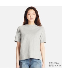 UNIQLO | スラブハイネックT（半袖）(Tシャツ/カットソー)