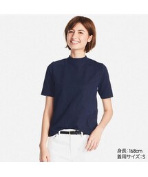UNIQLO | スラブハイネックT（半袖）(Tシャツ/カットソー)