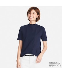 UNIQLO | スラブハイネックT（半袖）(Tシャツ/カットソー)