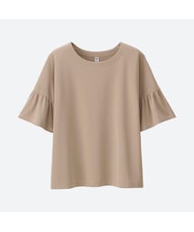 UNIQLO | フリルブラウスT（半袖）(Tシャツ/カットソー)