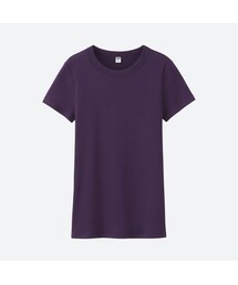 UNIQLO | スーピマコットンリブクルーネックT（半袖）(Tシャツ/カットソー)