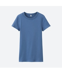UNIQLO | スーピマコットンリブクルーネックT（半袖）(Tシャツ/カットソー)