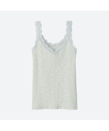 UNIQLO | 2WAYリブレースタンクトップ(Tシャツ/カットソー)