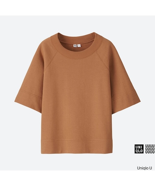 UNIQLO（ユニクロ）の「ライトスウェットクルーネックT（5分袖