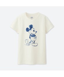 UNIQLO | 「ミッキーブルー」グラフィックT（半袖）(Tシャツ/カットソー)