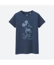 UNIQLO | 「ミッキーブルー」グラフィックT（半袖）(Tシャツ/カットソー)
