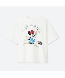 UNIQLO | ディズニー ミニーマウスラブズ ドットグラフィックT（半袖）(Tシャツ/カットソー)
