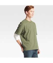 UNIQLO | ビッグシルエットポケツキT（半袖）(Tシャツ/カットソー)