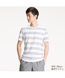 UNIQLO | ウォッシュボーダーT（半袖）(Tシャツ/カットソー)