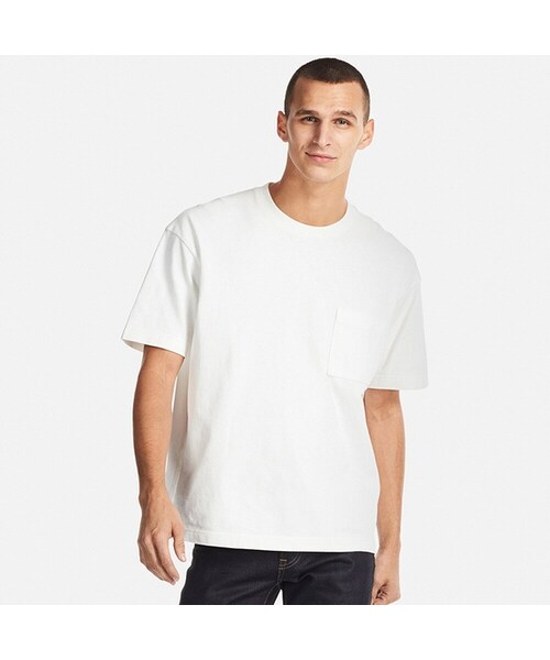 ユニクロ ユニクロ の ビッグシルエットポケツキt 半袖 Tシャツ カットソー Wear