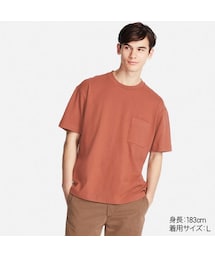 UNIQLO | ビッグシルエットポケツキT（半袖）(Tシャツ/カットソー)