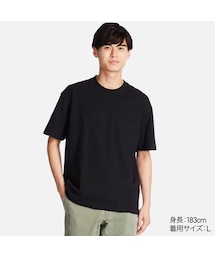 UNIQLO | ビッグシルエットポケツキT（半袖）(Tシャツ/カットソー)