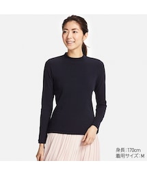 UNIQLO | リブハイネックT（長袖）(Tシャツ/カットソー)