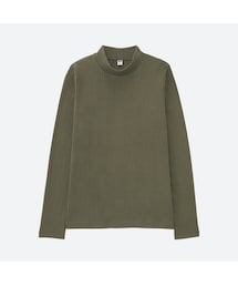 UNIQLO | リブハイネックT（長袖）(Tシャツ/カットソー)