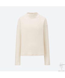 UNIQLO | リブモックネックT（長袖）＋E(Tシャツ/カットソー)
