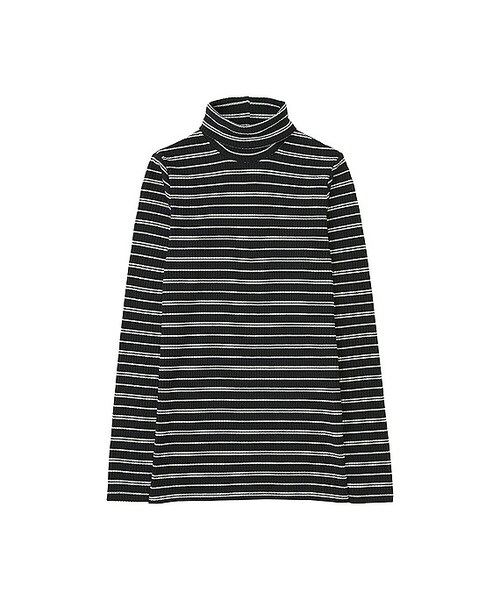 ユニクロ ユニクロ の リブボーダータートルネックt 長袖 Tシャツ カットソー Wear ユニクロ ユニクロ の リブボーダータートルネックt 長袖 Tシャツ カットソー Wear