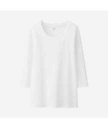 UNIQLO | スーピマコットンクルーネックT(7分袖)(Tシャツ/カットソー)