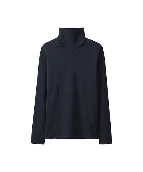 UNIQLO（ユニクロ）の「スーピマコットンタートルネックT（長袖