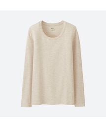 UNIQLO | スーピマコットンモダールクルーネックT(長袖)(Tシャツ/カットソー)